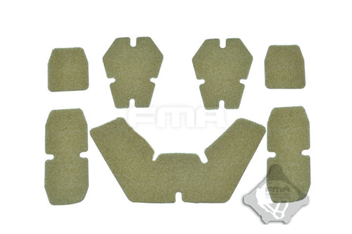 FMA CP helmet FXUKV group Loop Sticker Set - TAN (TB961) - APEXTAC GEAR