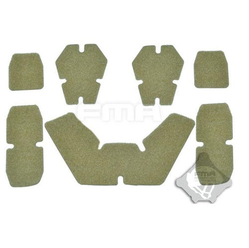 FMA CP helmet FXUKV group Loop Sticker Set - TAN (TB961) - APEXTAC GEAR