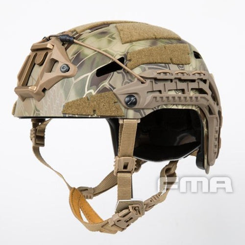 FMA Caiman Bump Helmet - Highlander Camo (L/XL) (New Liner) (TB1382B) - APEXTAC GEAR