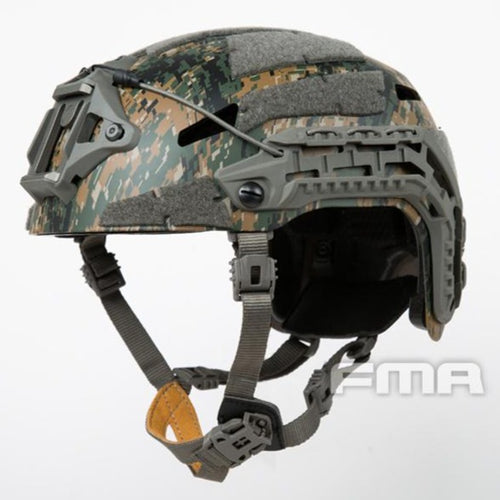 FMA Caiman Bump Helmet - SetDigital Woodland MARPAT (L/XL) (New Liner) (TB1382B) - APEXTAC GEAR