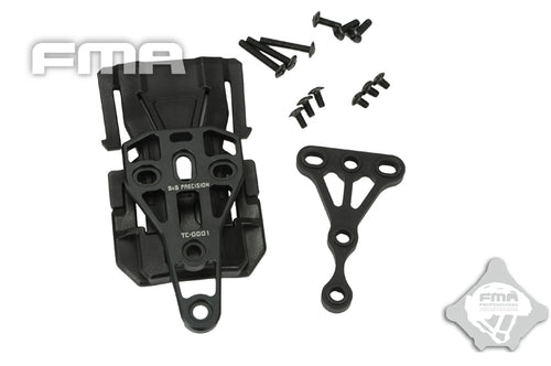 FMA Trifecta connection auxiliary pouch for Molle - BLACK (TB1041) - APEXTAC GEAR