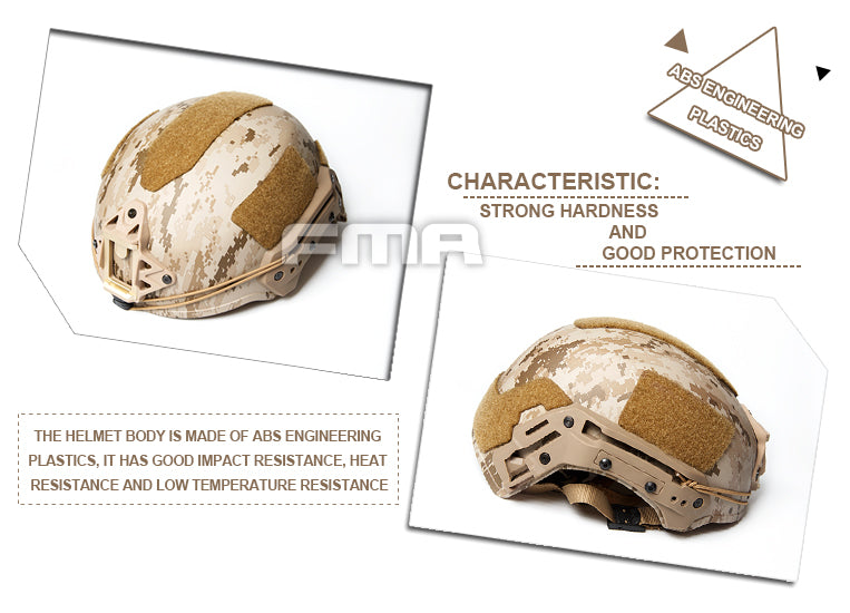 FMA TWF Tactical EXF Ballistic Helmet (L/XL) - AOR1 (TB1268A) - APEXTAC GEAR