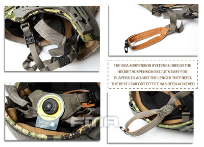FMA TWF Tactical EXF Ballistic Helmet (L/XL) - AOR2 (TB1268A) - APEXTAC GEAR