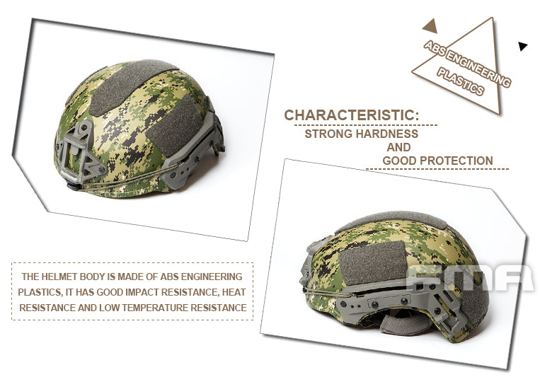 FMA TWF Tactical EXF Ballistic Helmet (L/XL) - AOR2 (TB1268A) - APEXTAC GEAR