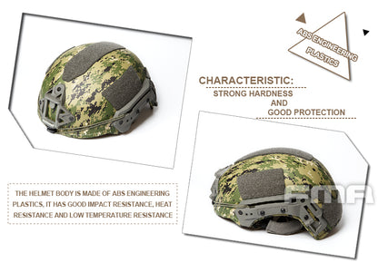 FMA TWF Tactical EXF Ballistic Helmet (L/XL) - AOR2 (TB1268A) - APEXTAC GEAR