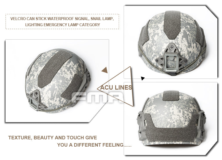 FMA TWF Tactical EXF Ballistic Helmet (L/XL) - ACU (TB1268A) - APEXTAC GEAR