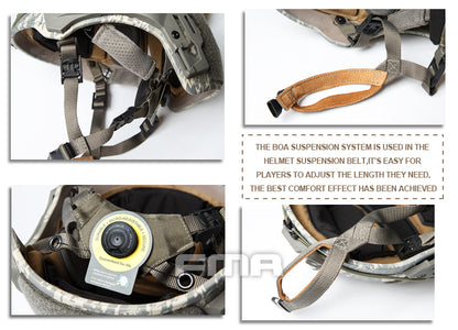 FMA TWF Tactical EXF Ballistic Helmet (L/XL) - ACU (TB1268A) - APEXTAC GEAR