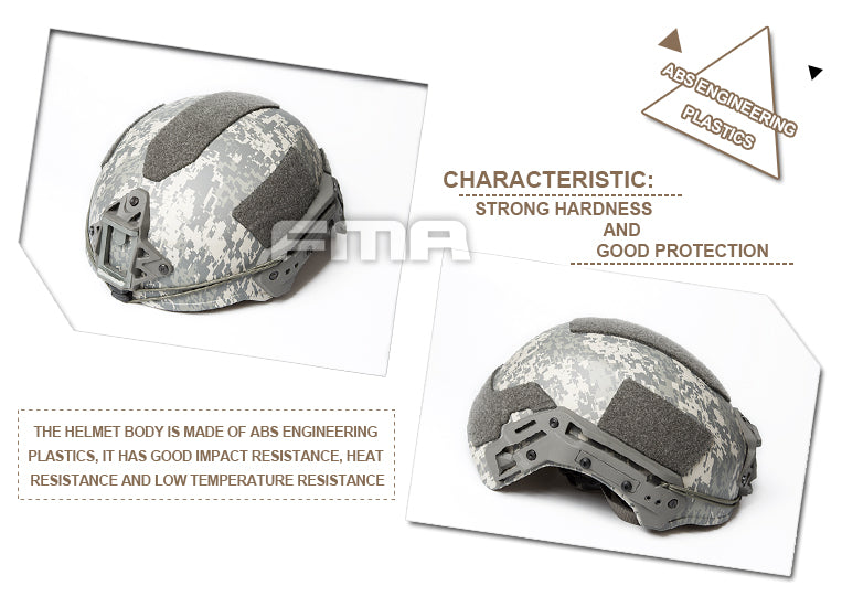 FMA TWF Tactical EXF Ballistic Helmet (L/XL) - ACU (TB1268A) - APEXTAC GEAR