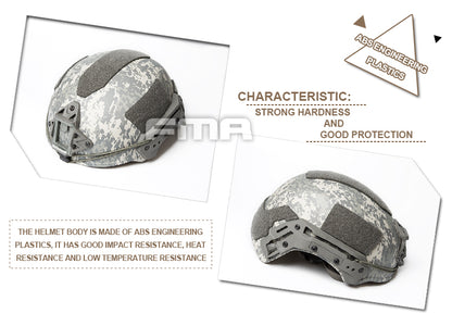 FMA TWF Tactical EXF Ballistic Helmet (L/XL) - ACU (TB1268A) - APEXTAC GEAR