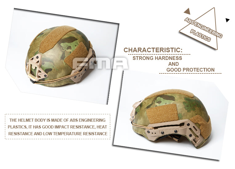 FMA TWF Tactical EXF Ballistic Helmet (L/XL) - ATACS-FG (TB1268A) - APEXTAC GEAR