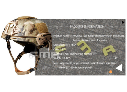 FMA TWF Tactical EXF Ballistic Helmet (L/XL) - ATACS (TB1268A) - APEXTAC GEAR