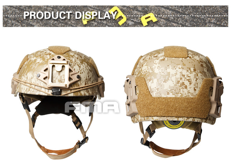 FMA TWF Tactical EXF Ballistic Helmet (L/XL) - Digital Desert (TB1268A) - APEXTAC GEAR