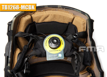 FMA TWF Tactical EXF Ballistic Helmet (L/XL) - Multicam BLACK (TB1268A) - APEXTAC GEAR