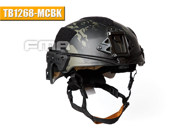 FMA TWF Tactical EXF Ballistic Helmet (L/XL) - Multicam BLACK (TB1268A) - APEXTAC GEAR