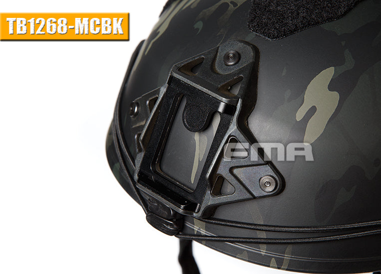 FMA TWF Tactical EXF Ballistic Helmet (L/XL) - Multicam BLACK (TB1268A) - APEXTAC GEAR