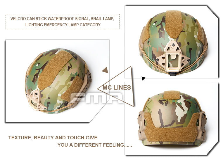 FMA TWF Tactical EXF Ballistic Helmet (L/XL) - Crye MC (TB1268A) - APEXTAC GEAR