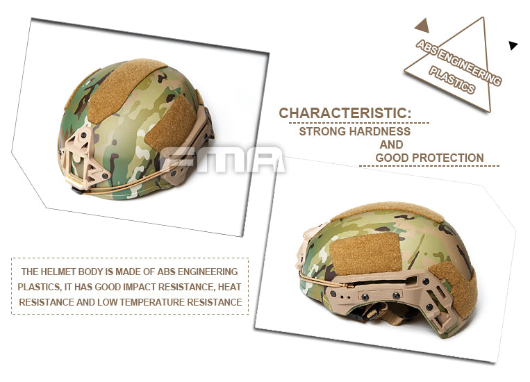 FMA TWF Tactical EXF Ballistic Helmet (L/XL) - Crye MC (TB1268A) - APEXTAC GEAR