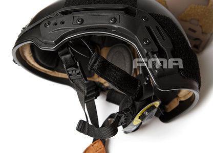 FMA TWF Tactical EXF Ballistic Helmet - BLACK (L/XL)(TB1268A) - APEXTAC GEAR