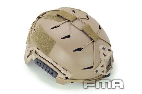 FMA Helmet Modified with Rubber Suits - DE (TB782) - APEXTAC GEAR