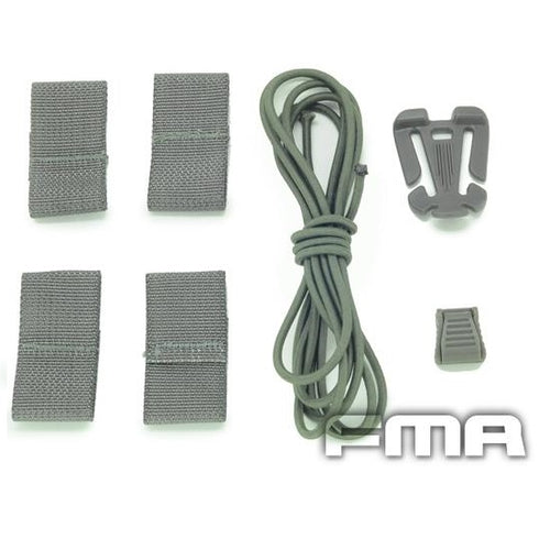 FMA Helmet Modified with Rubber Suits - FG (TB784) - APEXTAC GEAR