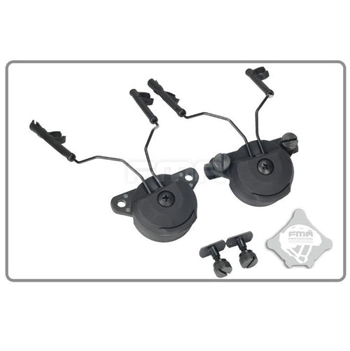 FMA EX Headset and Helmet Rail Adapter Set GEN1- BLACK (TB997) - APEXTAC GEAR