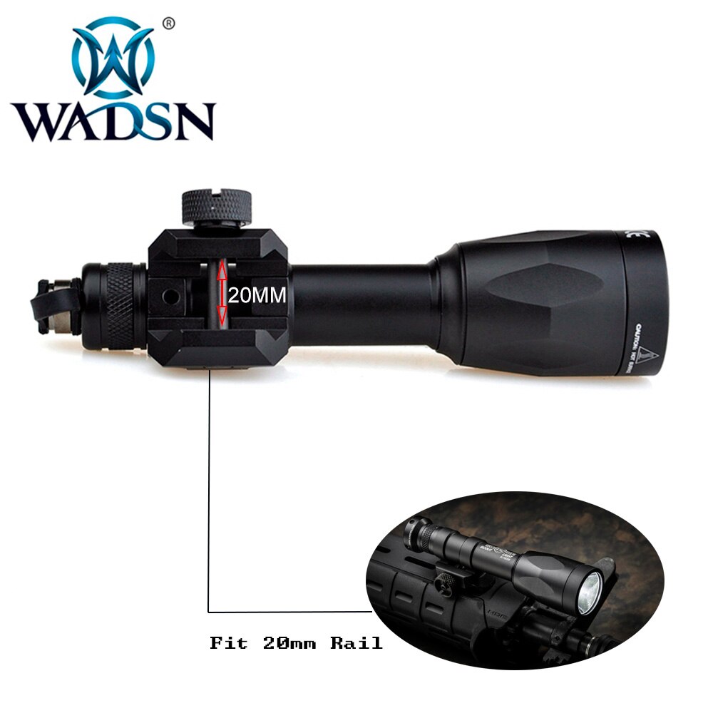 WADSN M600P Scout Light Rail Mount with Two Control Kit - BLACK - APEXTAC GEAR
