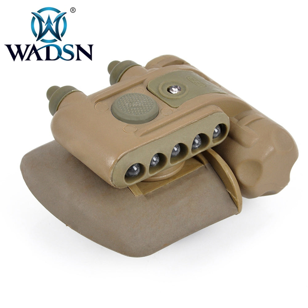 WADSN Gen 2 Helmet Light t (HL-1-A) White Red IR LED IFF - FDE TAN - APEXTAC GEAR