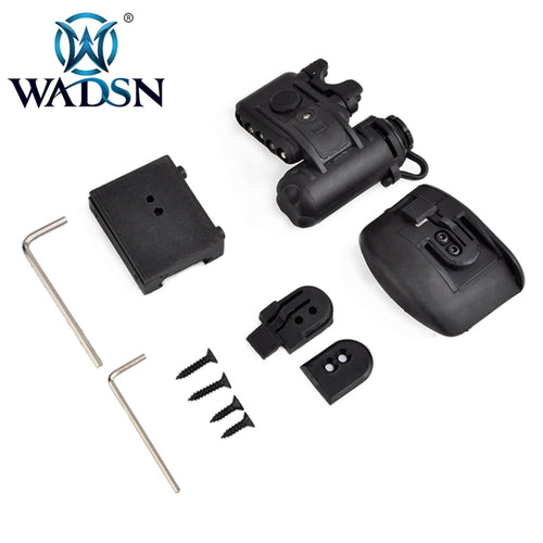 WADSN Gen 2 Helmet Light t (HL-1-A) White Red IR LED IFF - BLACK - APEXTAC GEAR