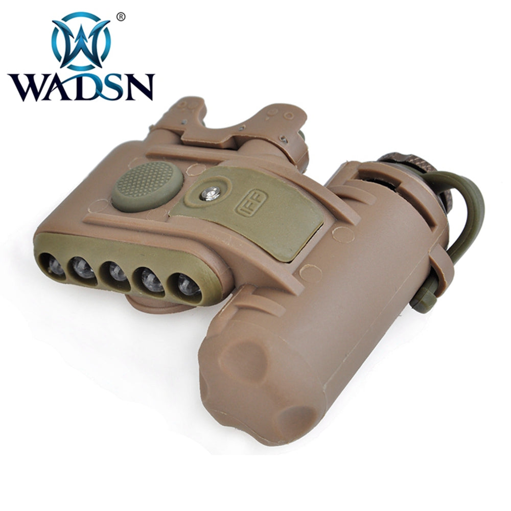 WADSN Gen 2 Helmet Light t (HL-1-A) White Red IR LED IFF - FDE TAN - APEXTAC GEAR