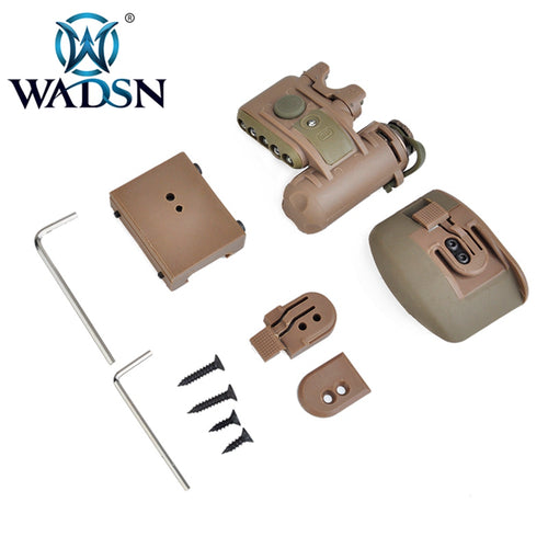 WADSN Gen 2 Helmet Light t (HL-1-A) White Red IR LED IFF - FDE TAN - APEXTAC GEAR