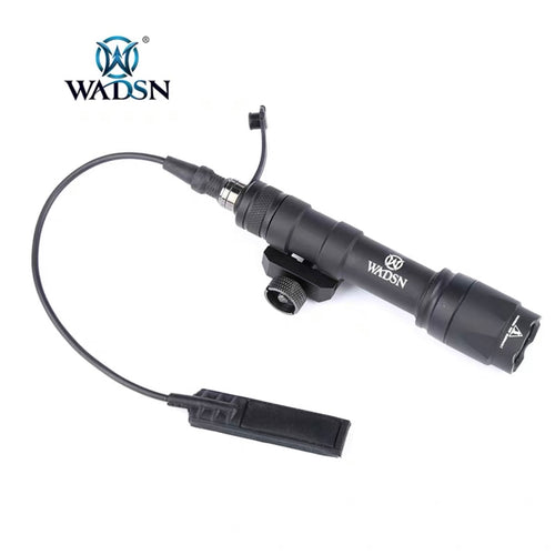 WADSN M600C SCOUT LIGHT Rail Mount Flashlight Single Pressure Pad Version - BLACK - APEXTAC GEAR