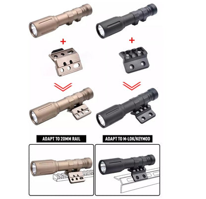 WADSN ML PLHv2 Flashlight Tactical Rail Mount 1000 lumens LED Light - APEXTAC GEAR
