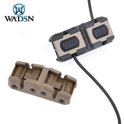WADSN DUAL HRF RAMP Modbutton Switch Cage Rail Mount Device (WD07030) - APEXTAC GEAR