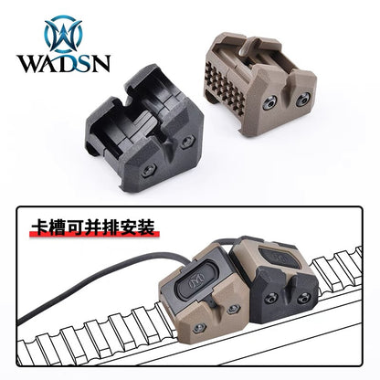 WADSN HRF RAMP Modbutton Switch Cage Rail Mount Device (WD07029) - APEXTAC GEAR