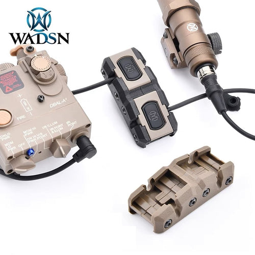 WADSN DUAL HRF RAMP Modbutton Switch Cage Rail Mount Device (WD07030) - APEXTAC GEAR