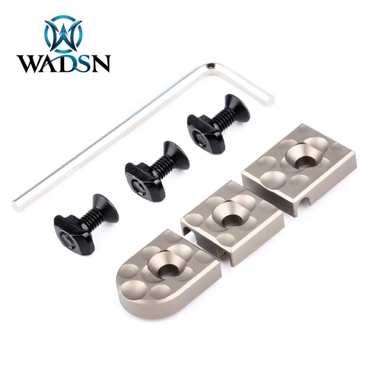 WADSN KeyMod & M-LOK Wire Guide System Set - TAN (HC) (WD07024) - APEXTAC GEAR