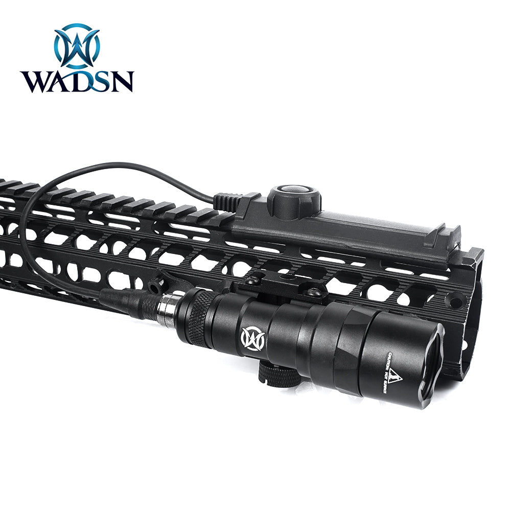WADSN M300B Mini Scout Light W/ Dual Function Tape Switch - BLACK (WD04021) - APEXTAC GEAR