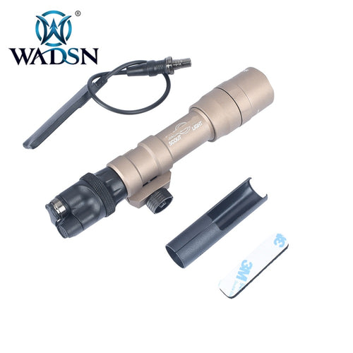 WADSN M600DF Dual Fuel Scout Light w/ SL07 Scout Dual Switch - TAN (WD04019) - APEXTAC GEAR