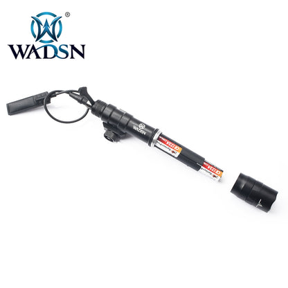 WADSN M600DF Dual Fuel Scout Light w/ Remote Tape Switch - BLACK (WD04001) - APEXTAC GEAR