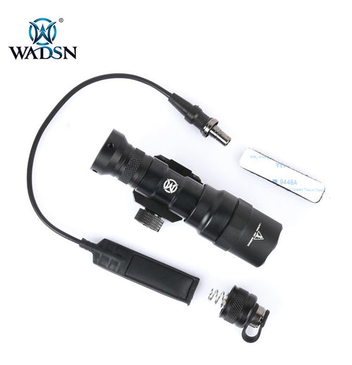 WADSN M300SF Single Fuel SCOUT LIGHT with Two Control Kit Version - BLACK - APEXTAC GEAR