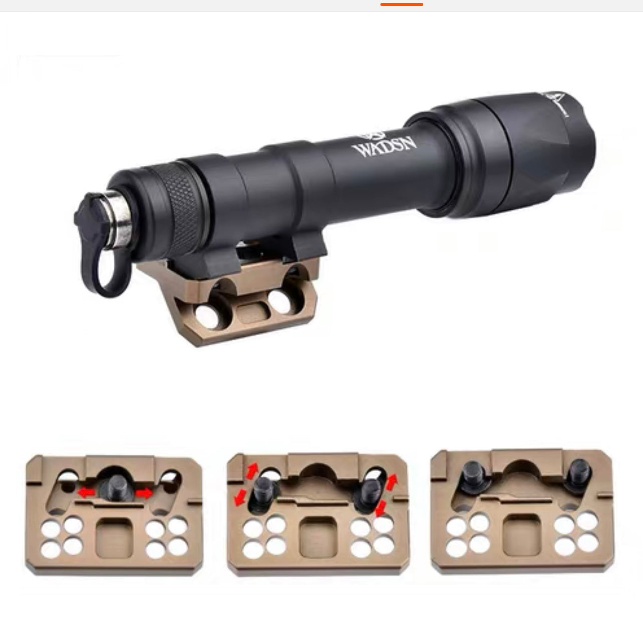 WADSN Thorntail6 Offset Scout Light Mount KeyMod & M-LOK - APEXTAC GEAR