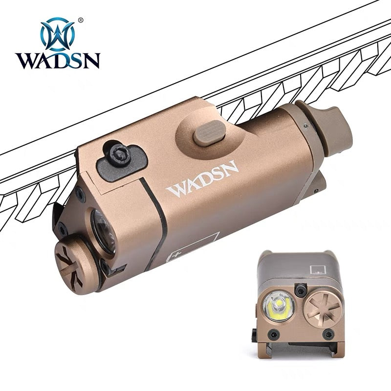 WADSN XC1 Compact Tactical Light LED Flashlight - TAN - APEXTAC GEAR