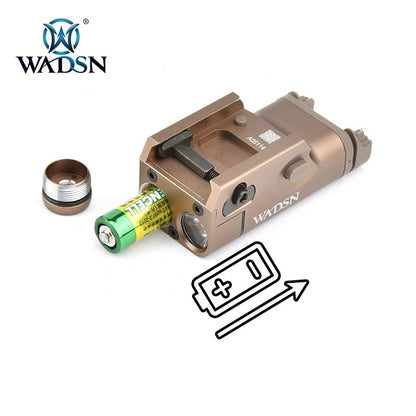 WADSN XC1 Compact Tactical Light LED Flashlight - TAN - APEXTAC GEAR