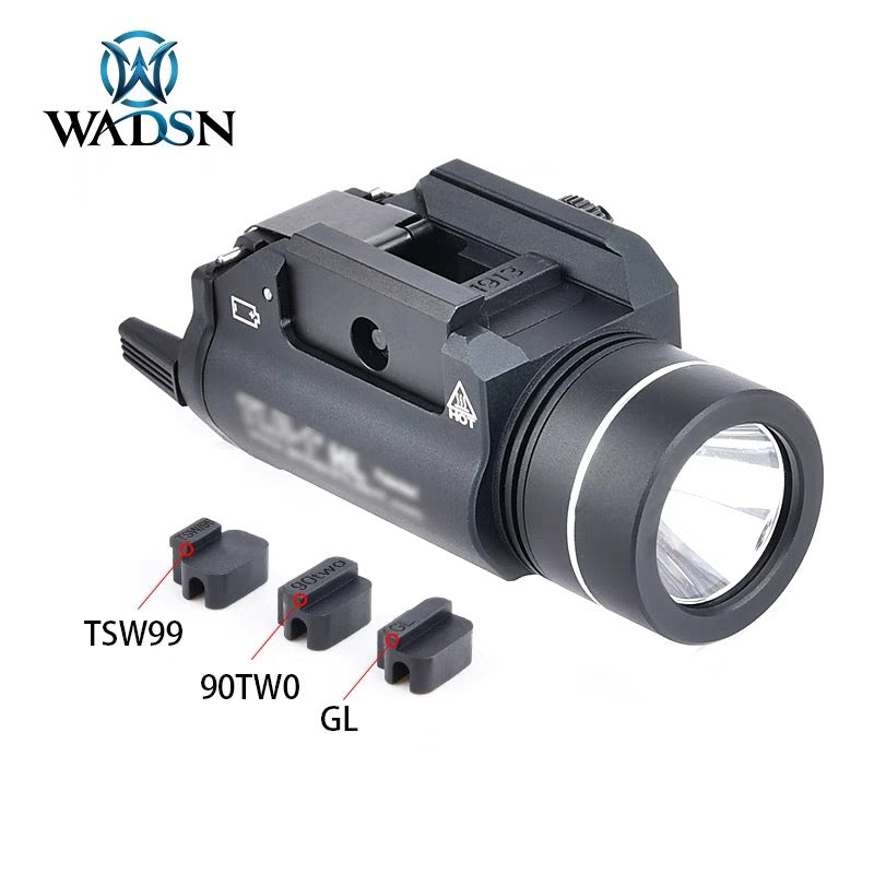 WADSN TLR HL Tactical LED Pistol Light - BLACK - APEXTAC GEAR