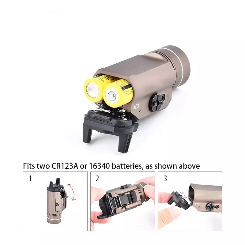 WADSN TLR HL Tactical LED Pistol Light - TAN - APEXTAC GEAR
