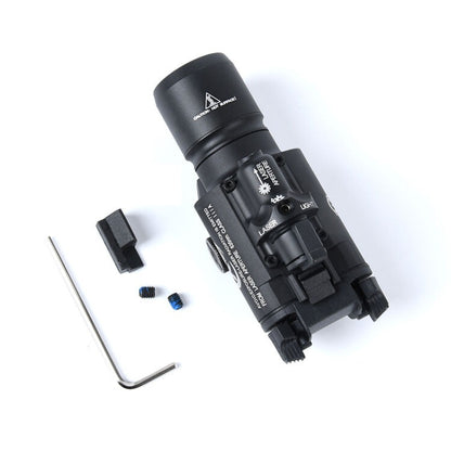 WADSN X400 Tactical LED Pistol Light w/ Red Laser - BLACK (WD04005) - APEXTAC GEAR