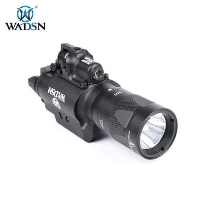 WADSN X400V Tactical LED Pistol Strobe Light w/ Red Laser - BLACK (WD04020) - APEXTAC GEAR