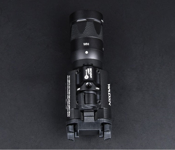 WADSN X400V Tactical LED Pistol Strobe Light w/ Red Laser - BLACK (WD04020) - APEXTAC GEAR