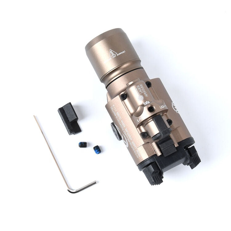 WADSN X400 Tactical LED Pistol Light w/ Red Laser - TAN (WD04005) - APEXTAC GEAR