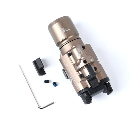 WADSN X400 Tactical LED Pistol Light w/ Red Laser - TAN (WD04005) - APEXTAC GEAR